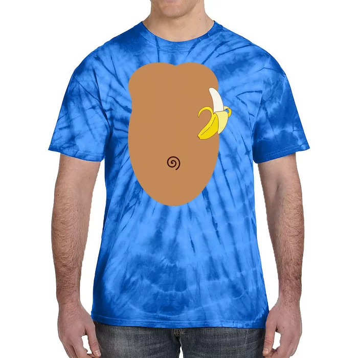 Monkey Halloween Costume Tie-Dye T-Shirt