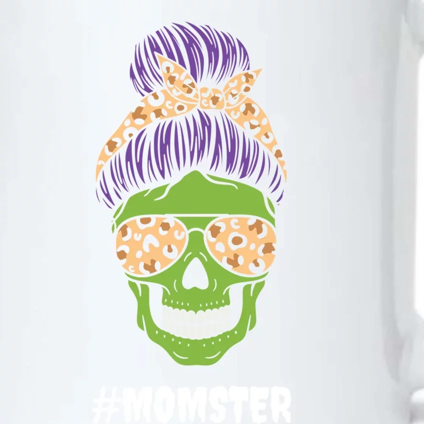 Momster Halloween Costume Funny Skull Skeleton Monster Gift Black Color Changing Mug