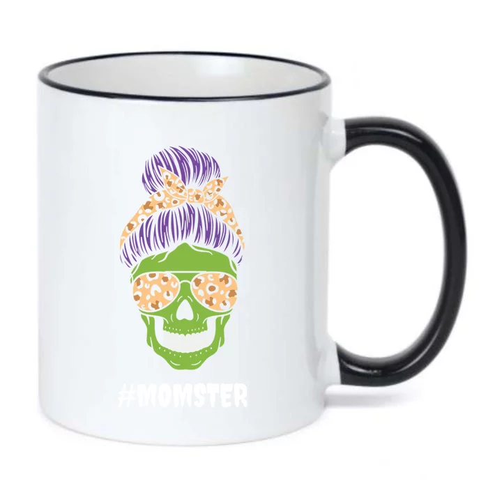 Momster Halloween Costume Funny Skull Skeleton Monster Gift Black Color Changing Mug