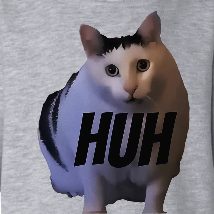 Meme Huh Cat Funny Toddler Hoodie