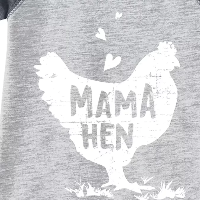 Mama Hen Chicken Funny Farmer Hen Chicken Mama Infant Baby Jersey Bodysuit