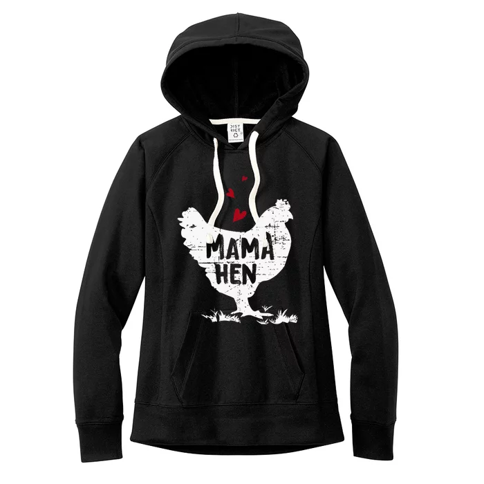 Mama Hen Chicken Women's Fleece Hoodie