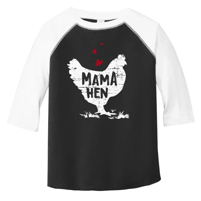 Mama Hen Chicken Toddler Fine Jersey T-Shirt