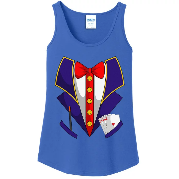 Magician Halloween Costume Illusionist Magic Show Perfomer Ladies Essential Tank