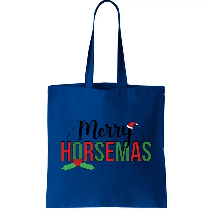 Merry Horsemas Christmas Horse Owner Horse Lover Xmas Great Gift Tote Bag