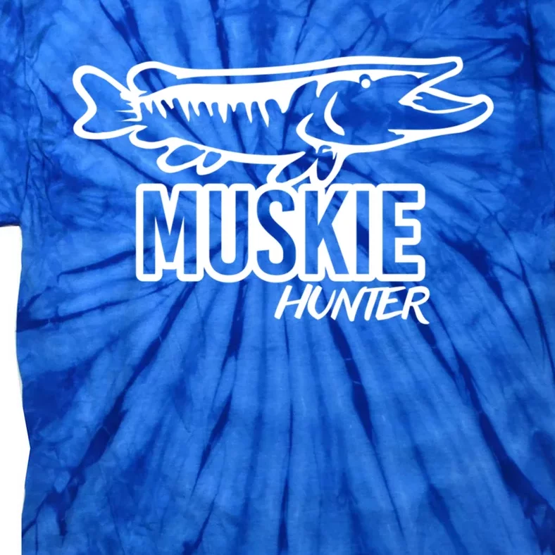 Muskie Hunter Cute Gift Cute Esox Musky Fishing Lovers Gift Tie-Dye T-Shirt