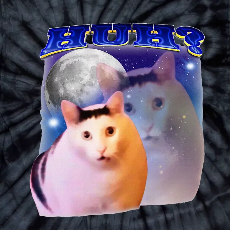 Meme Huh Cat Tie-Dye T-Shirt