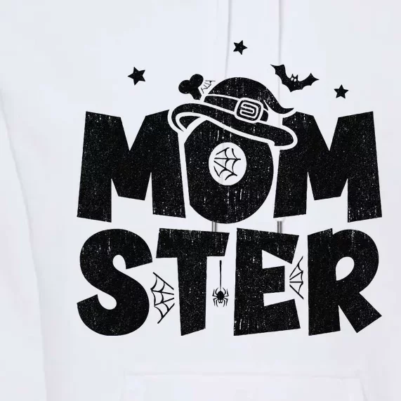 Mom Halloween Costume Halloween Mom Momster Halloween Premium Hoodie