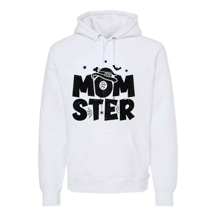 Mom Halloween Costume Halloween Mom Momster Halloween Premium Hoodie