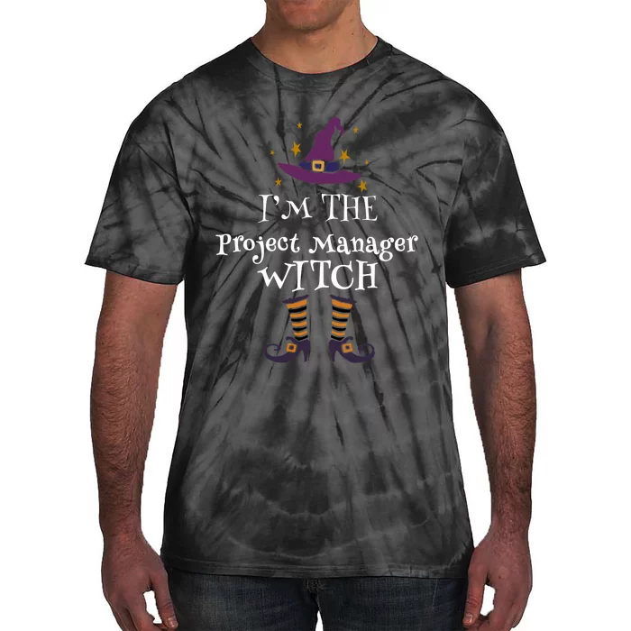 Matching Halloween Costume IM The Project Manager Witch Tie-Dye T-Shirt