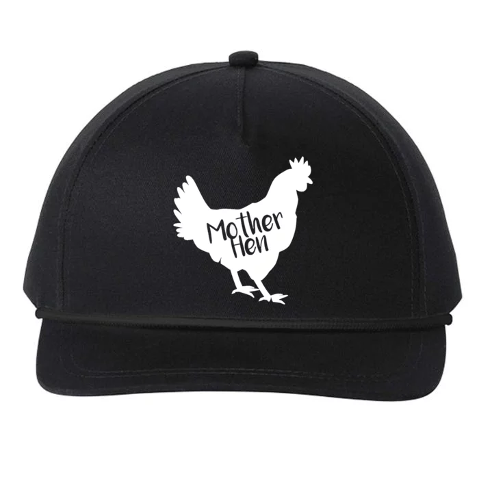 Mother Hen Chicken For Matching Mother And Daughter Snapback Five-Panel Rope Hat