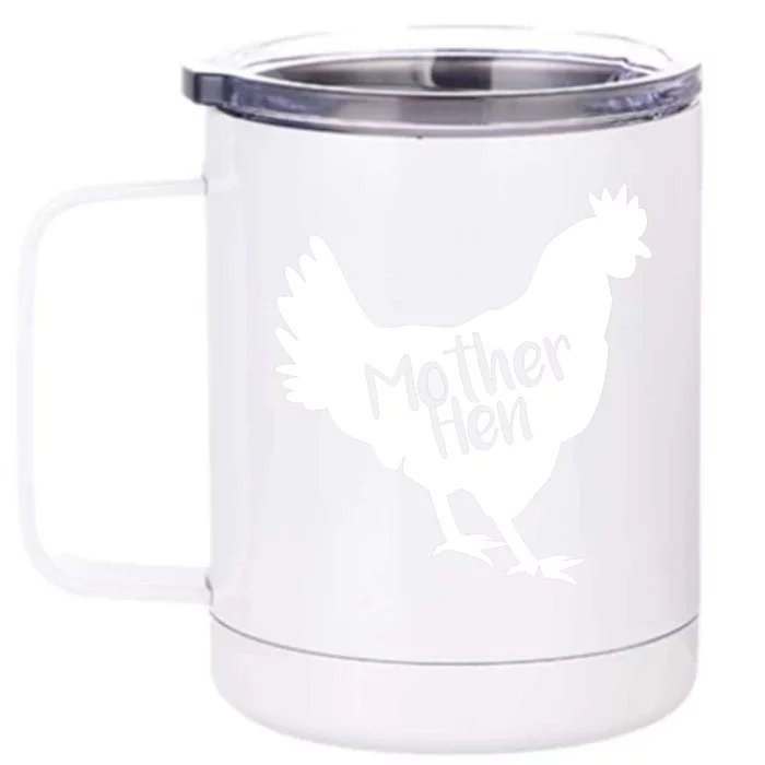 Mother Hen Chicken For Matching Mother And Daughter Front & Back 12oz Stainless Steel Tumbler Cup