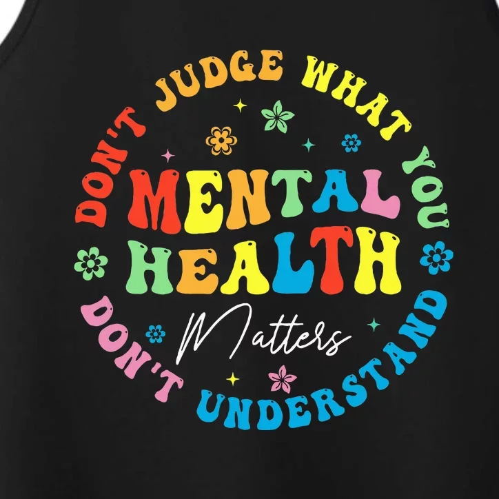 Mental Health Dont Judge You Dont Understand Aware Performance Tank