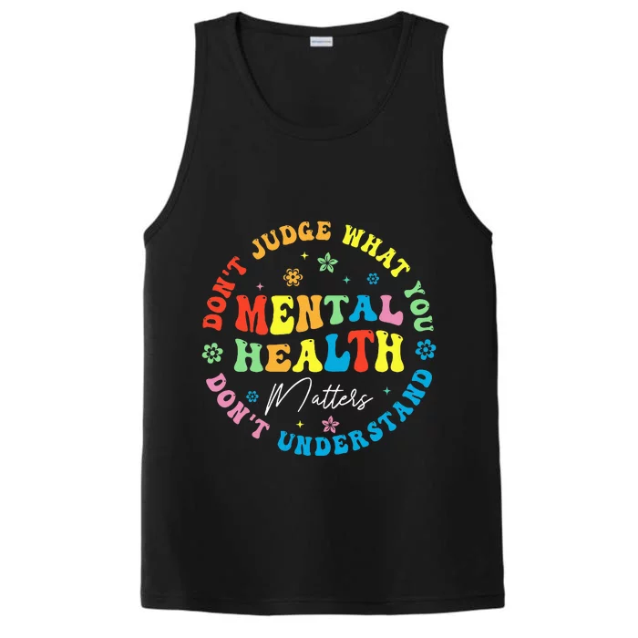 Mental Health Dont Judge You Dont Understand Aware Performance Tank