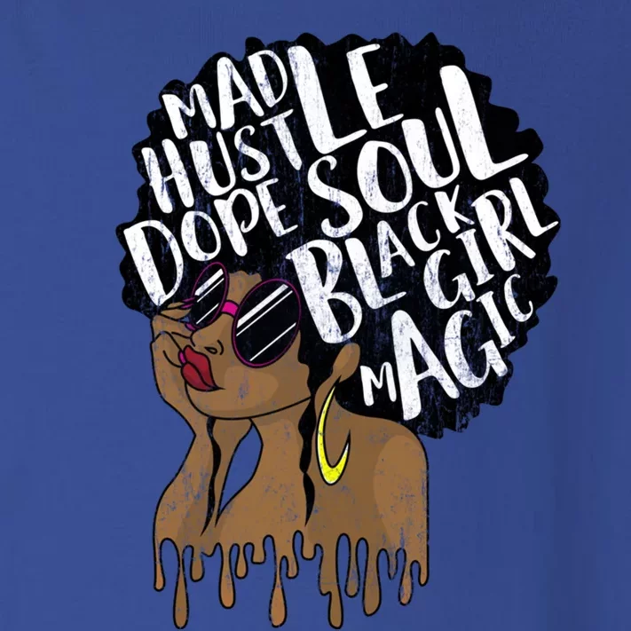 Mad Hustle Dope Soul Black Magic Birthday Gift Toddler Long Sleeve Shirt