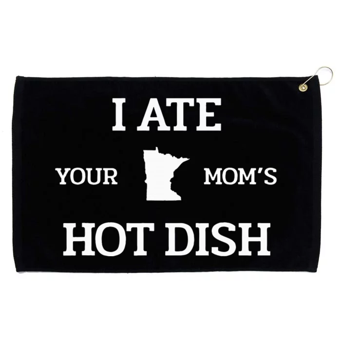 Moms Hot Dish Minnesota Novelty Joke Grommeted Golf Towel