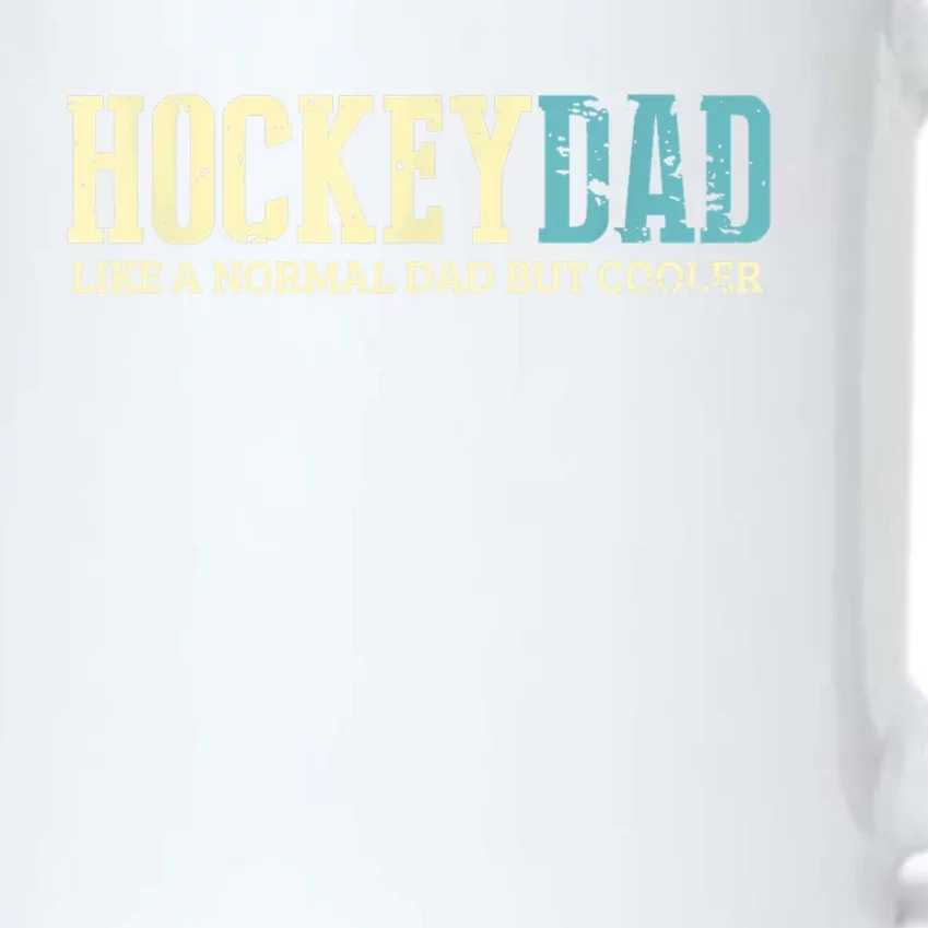 Mens Hockey Dad Like Normal Dad But Cooler Hockey Dad Gifts TShirt Black Color Changing Mug