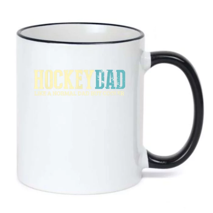 Mens Hockey Dad Like Normal Dad But Cooler Hockey Dad Gifts TShirt Black Color Changing Mug