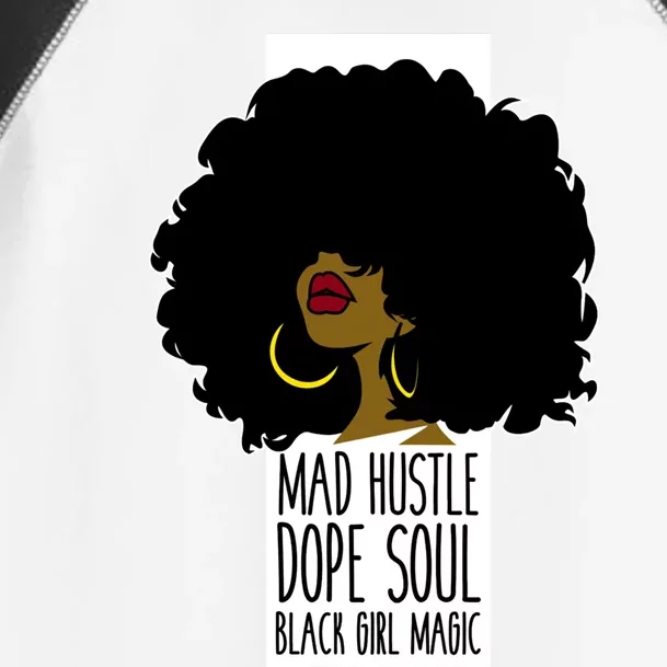 Mad Hustle Dope Soul Black Magic Black History Month Gift Toddler Fine Jersey T-Shirt