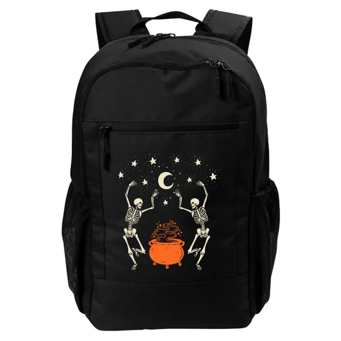 Mystical Halloween Dancing Skeletons Daily Commute Backpack