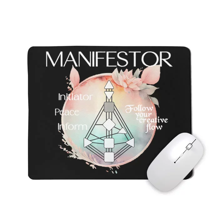 Manifestors Human Design Gift Pastel Aura Premium Mousepad