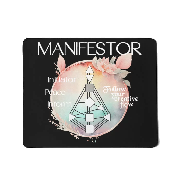 Manifestors Human Design Gift Pastel Aura Premium Mousepad