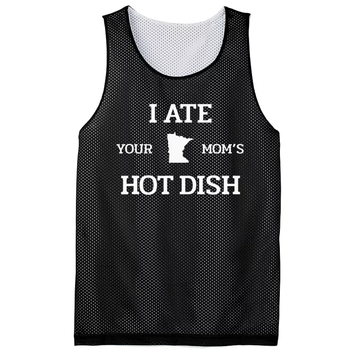 Moms Hot Dish Minnesota Novelty Joke Mesh Reversible Basketball Jersey Tank