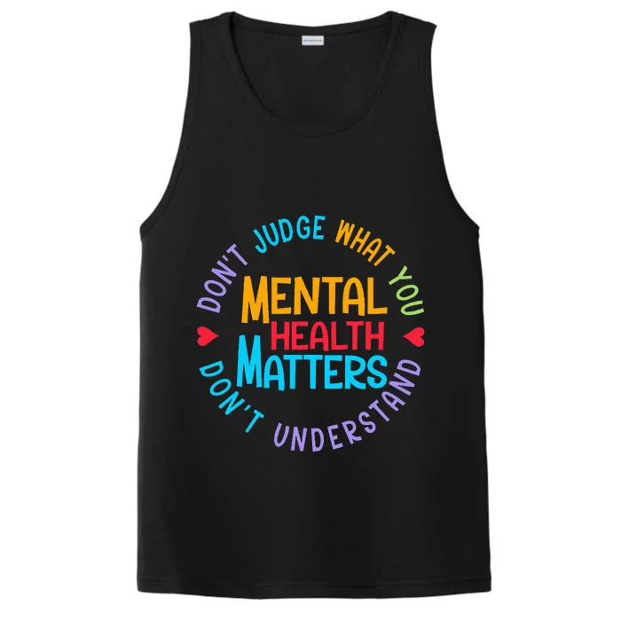 Mental Health Dont Judge You Dont Understand Aware Performance Tank