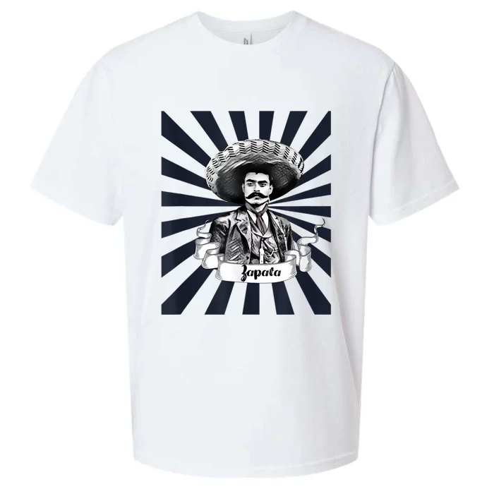 Mexican Hero Emiliano Zapata Sueded Cloud Jersey T-Shirt