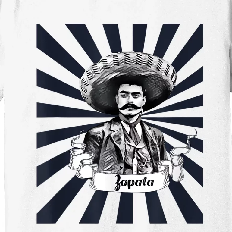 Mexican Hero Emiliano Zapata Premium T-Shirt