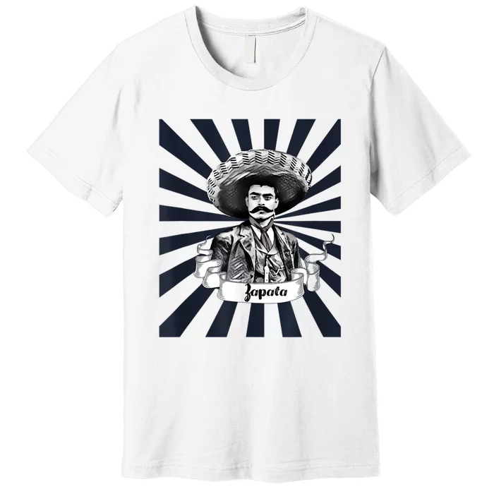 Mexican Hero Emiliano Zapata Premium T-Shirt