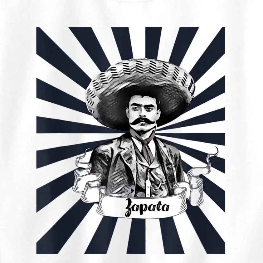 Mexican Hero Emiliano Zapata Kids Sweatshirt