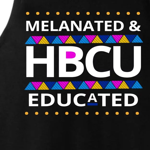 Melanated HBCU Educated Ladies Tri-Blend Wicking Tank