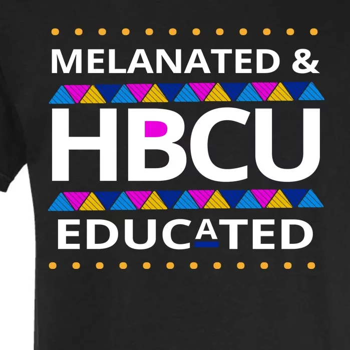 Melanated HBCU Educated Garment-Dyed Heavyweight T-Shirt