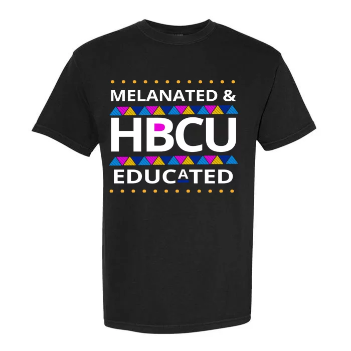 Melanated HBCU Educated Garment-Dyed Heavyweight T-Shirt