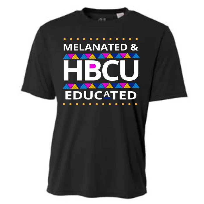 Melanated HBCU Educated Cooling Performance Crew T-Shirt