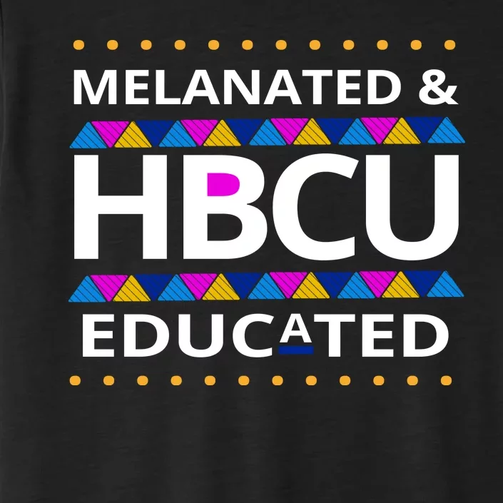 Melanated HBCU Educated ChromaSoft Performance T-Shirt