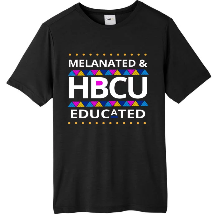 Melanated HBCU Educated ChromaSoft Performance T-Shirt