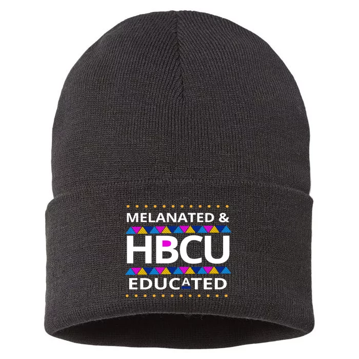 Melanated HBCU Educated Sustainable Knit Beanie