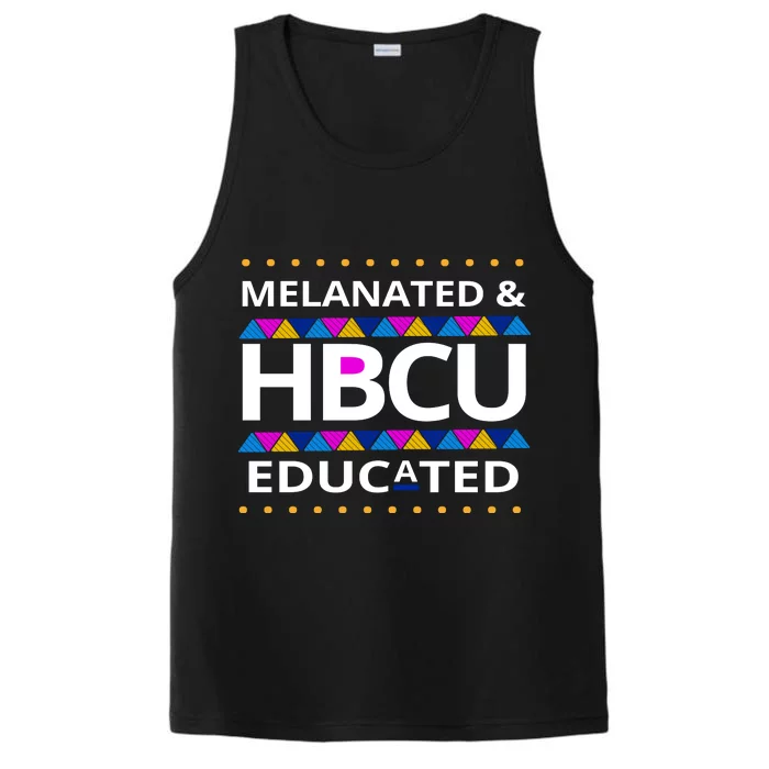 Melanated HBCU Educated Performance Tank