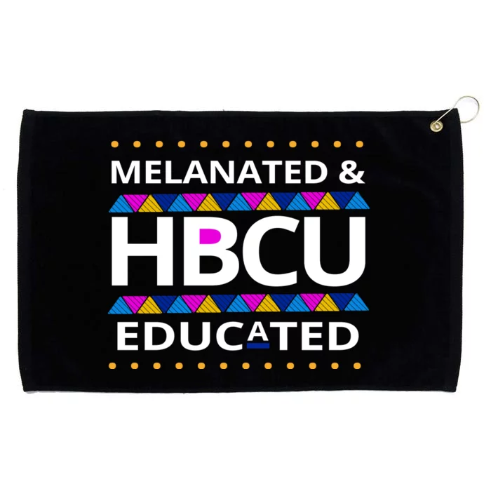 Melanated HBCU Educated Grommeted Golf Towel