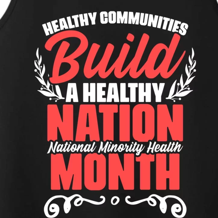 Mental Health Education National Minority Health Meaningful Gift Performance Tank