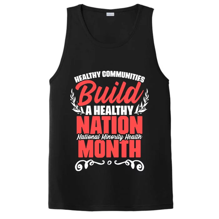 Mental Health Education National Minority Health Meaningful Gift Performance Tank