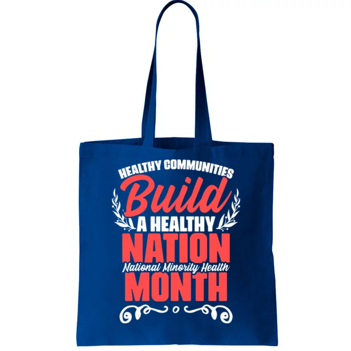 Mental Health Education National Minority Health Meaningful Gift Tote Bag