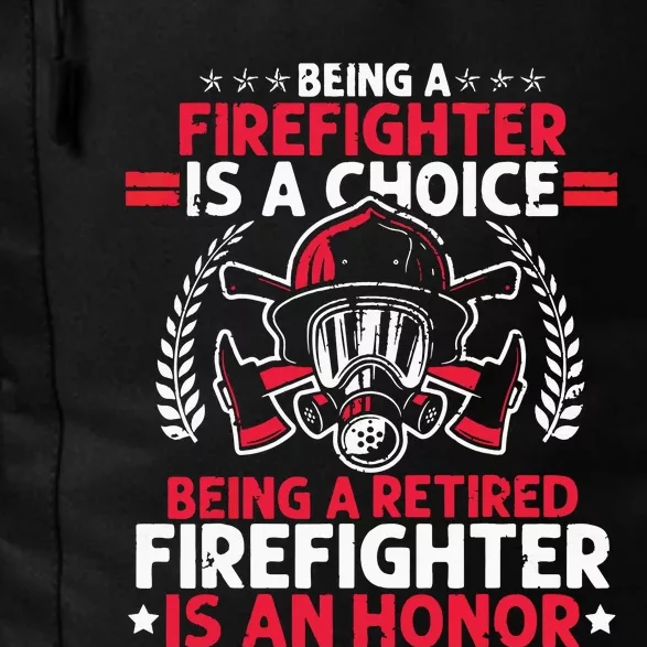 Men Heroic Fireman Gift Idea Retired Firefighter Daily Commute Backpack