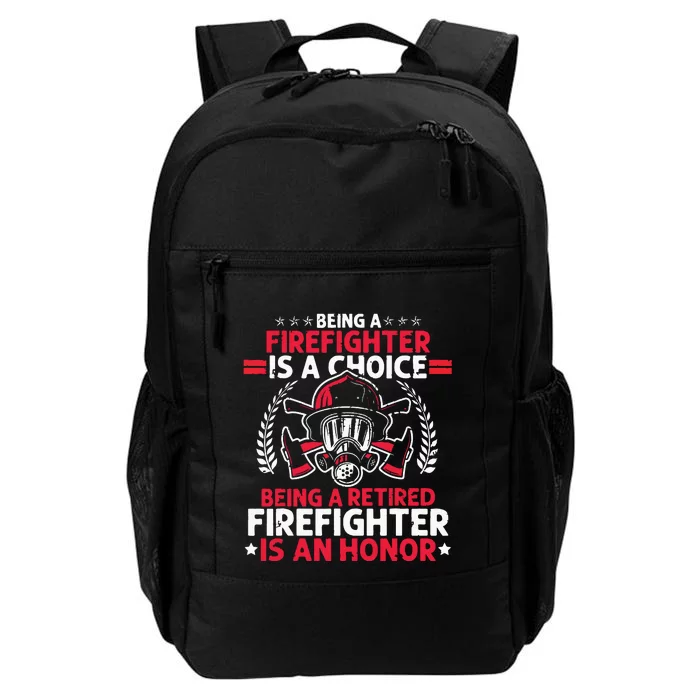 Men Heroic Fireman Gift Idea Retired Firefighter Daily Commute Backpack