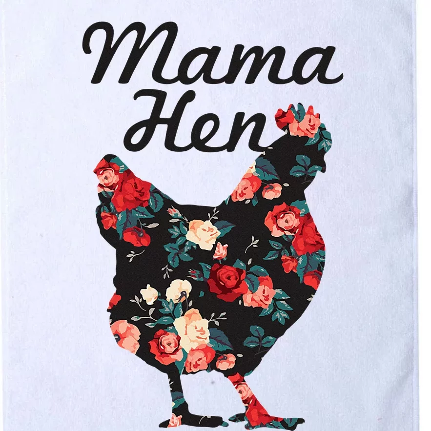 Mama Hen Funny Mother's Day Chicken Mom Farmer Farm Platinum Collection Golf Towel