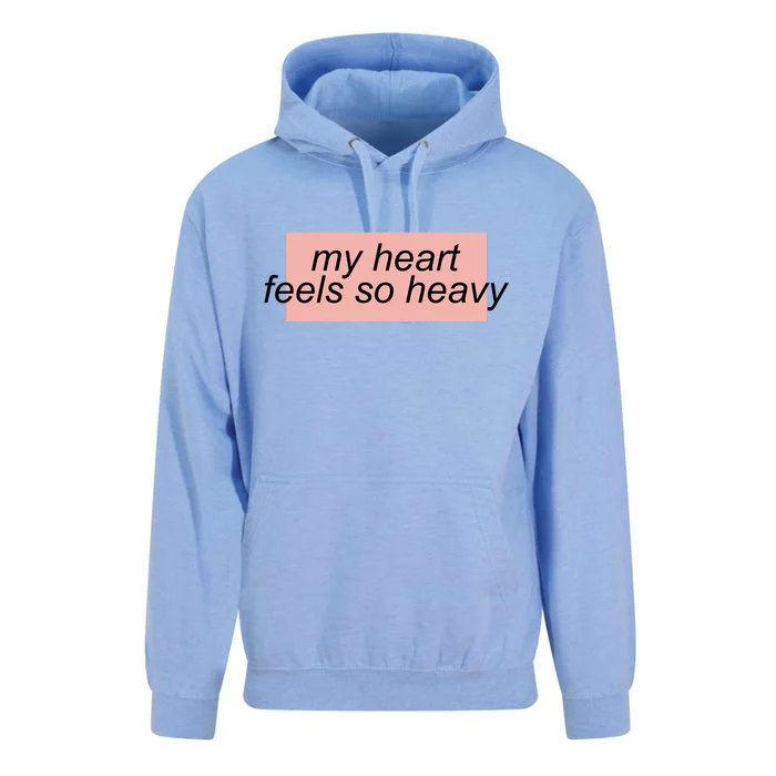 My Heart Feels So Heavy Unisex Surf Hoodie