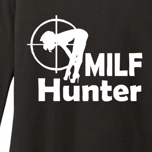 MILF Hunter | Funny Adult Humor Joke For Men Who Love Milfs Womens CVC Long Sleeve Shirt