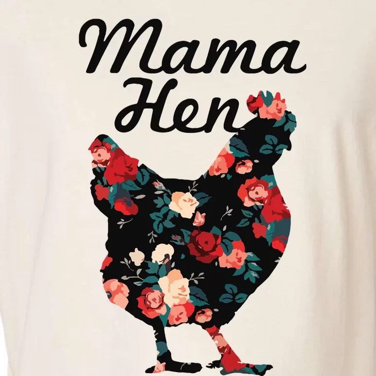 Mama Hen Funny Mothers Day Chicken Mom Farmer Farm Gift Garment-Dyed Women's Muscle Tee